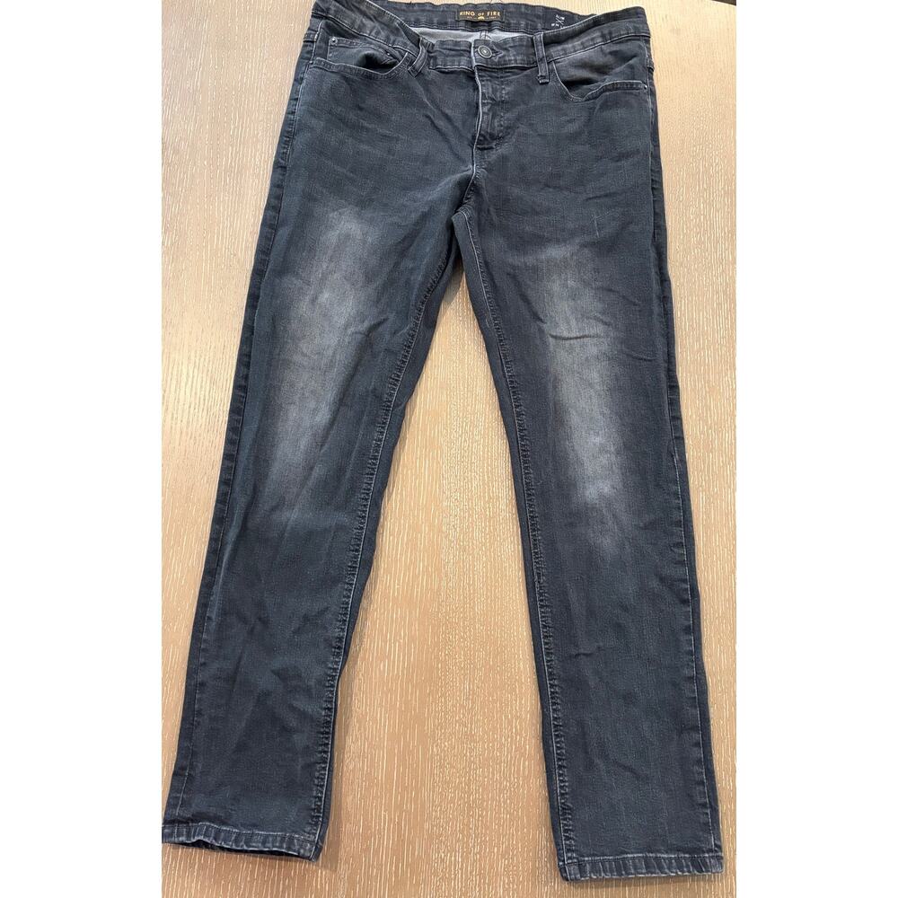 Ring Of Fire Black SlimStraight‎  Jeans Size 34x30 Denim